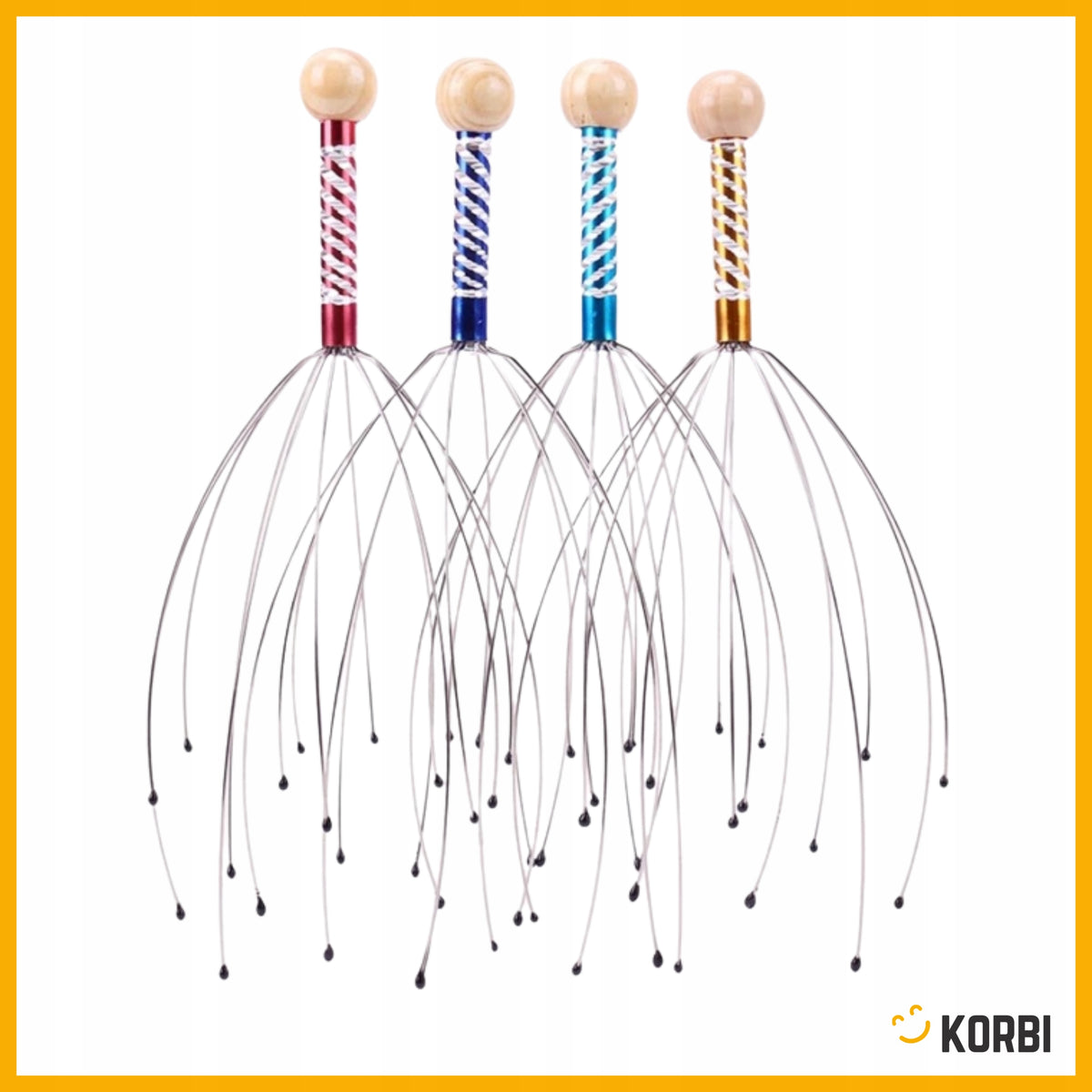 AYURVEDIC SCALP MASSAGER RUB RELAXATION HEALTH MASSAGE Packaging status original