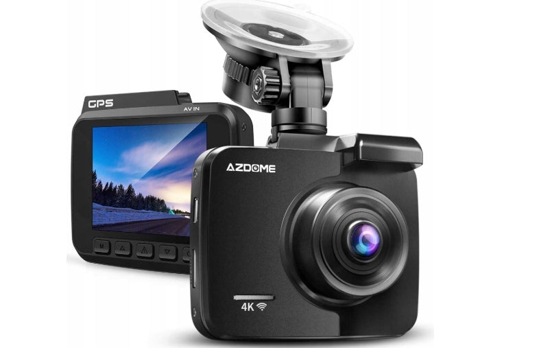 AZDOME GS63H 4K UHD Video Recorder with GPS and WiFi Black Car Camera
