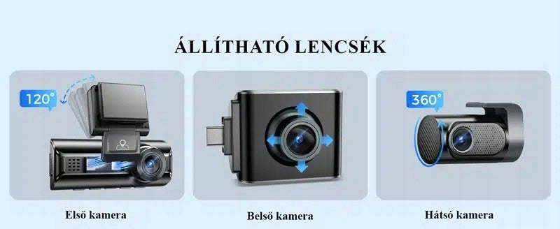 AZDOME M550 Pro 4K + 2x1080P Car Camera with 5G WiFi, GPS + 64GB Card Manufacturer code AZDOME M550 PRO