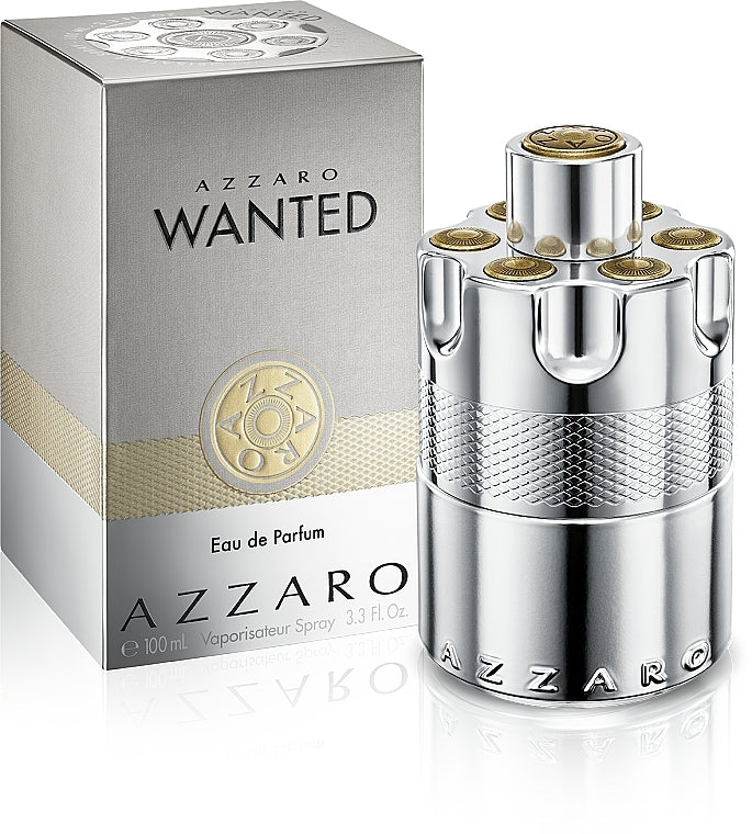 AZZARO WANTED – MEN'S EAU DE PARFUM FULL OF ENERGY 100 ML EDP Packaging status original