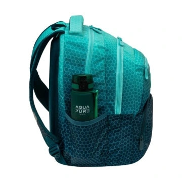 Abag Hexagon Lagoon Ombre Green Turquoise Youth Backpack! Packaging status original