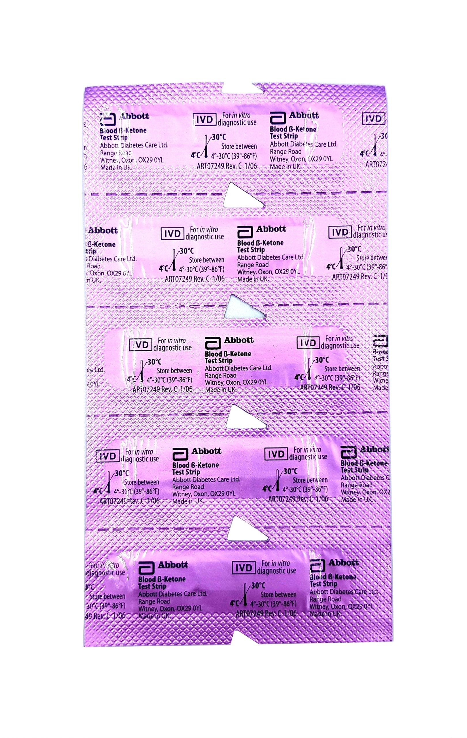 Abbott Freestyle Optium Ketone Body Measuring Strips Medical device yes