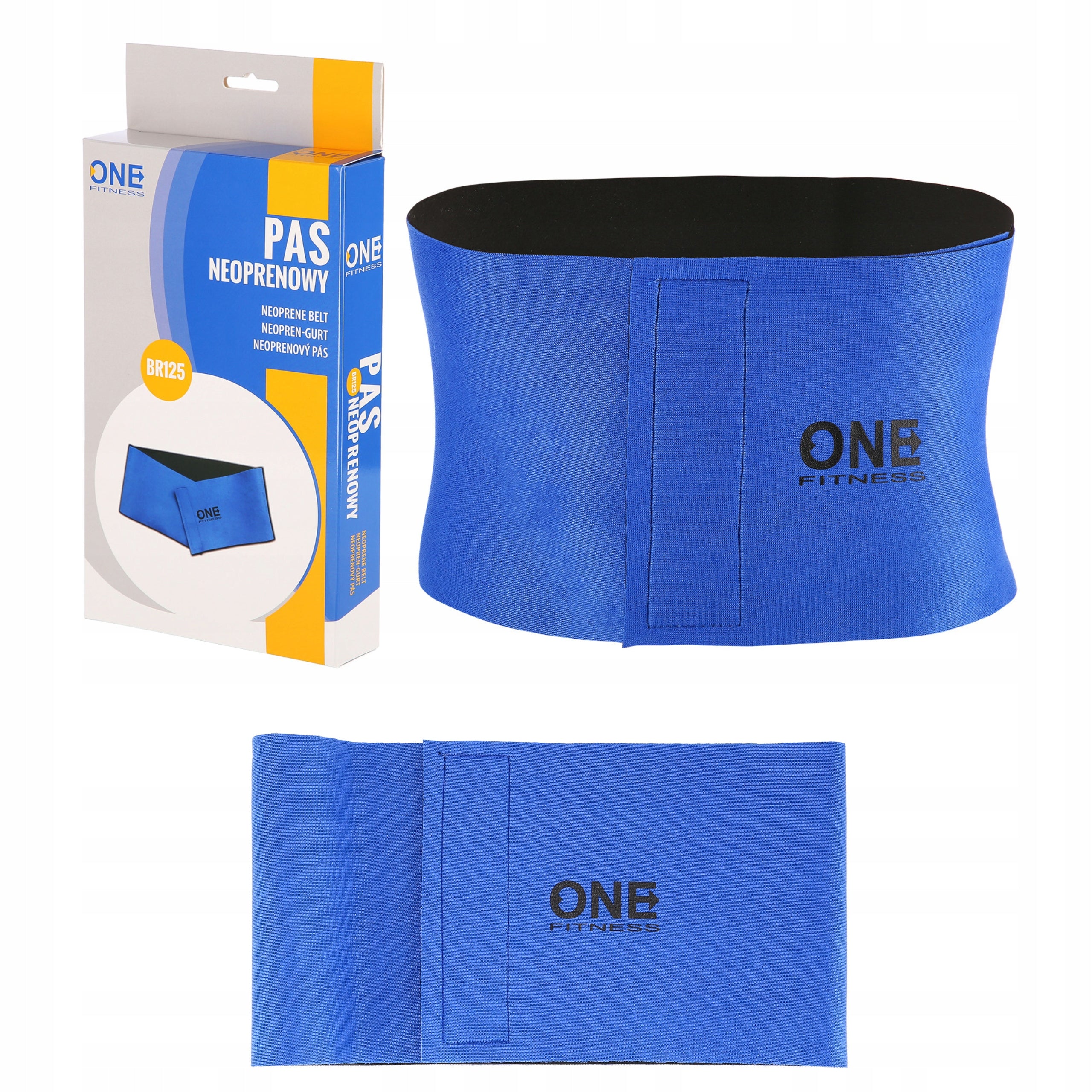 Abdominal Belt Slimming Neoprene One Fitness For Exercise Burning