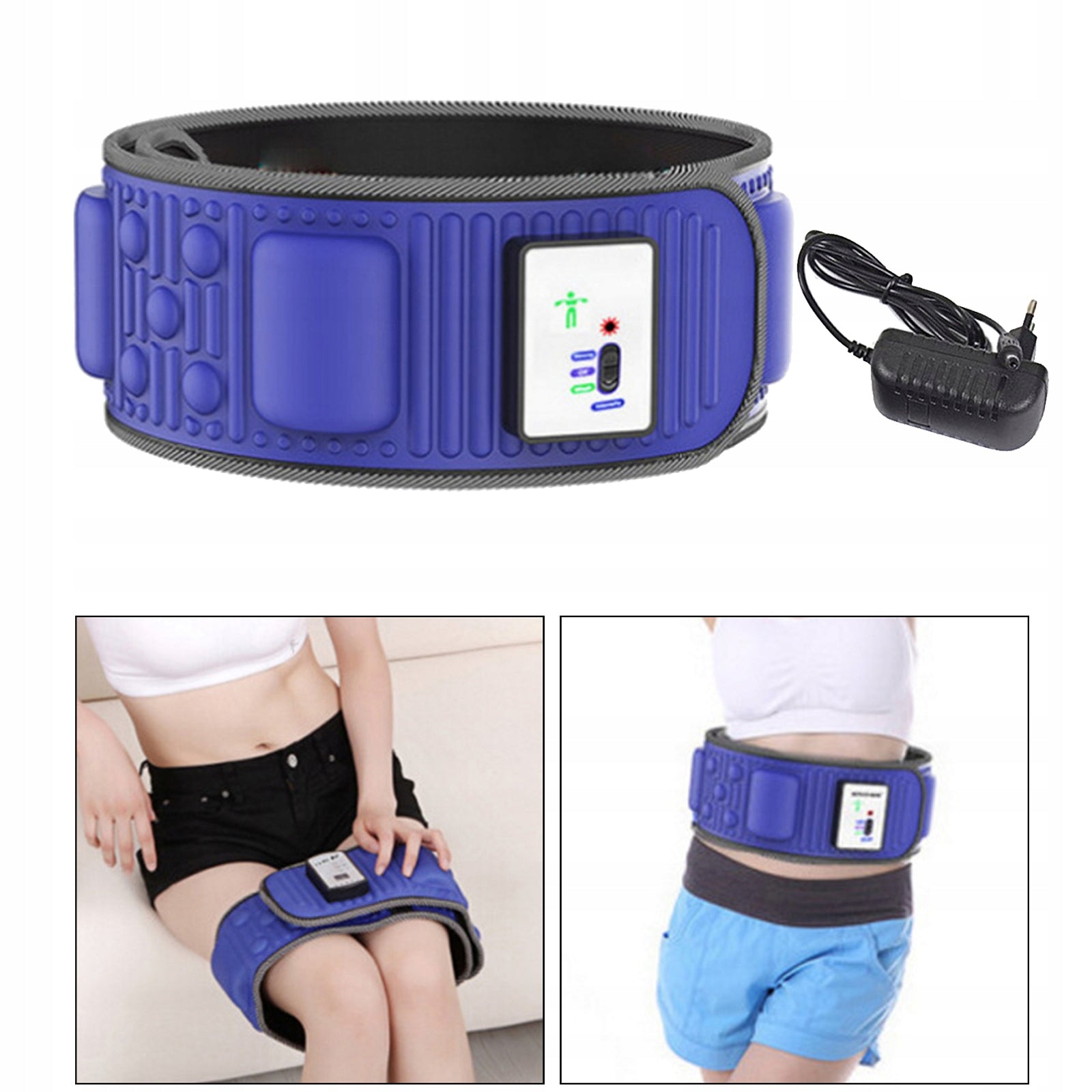 Abdominal Slimming Belt Stimulator Body Vibrating Belly Waist Massager Gym Kind other