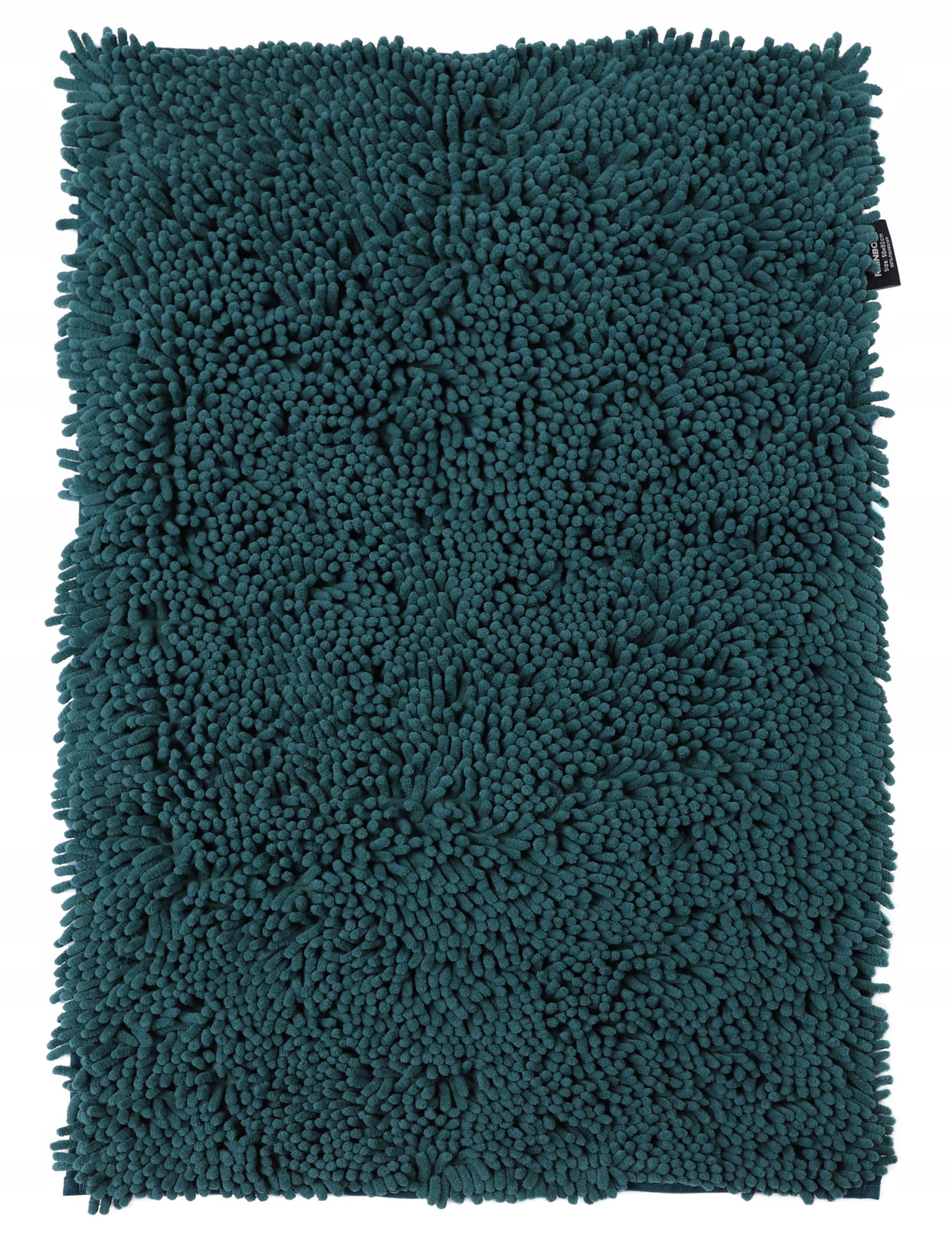 Absorbent Bathroom Rug for Laundry Mat Bottle Green 60X90cm Manufacturer code Dywanik do łazienki Rainbow