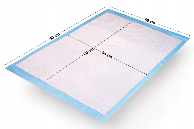Absorbent foundations 60x90 disposable absorption mats 100 pcs for changing Manufacturer code 2383