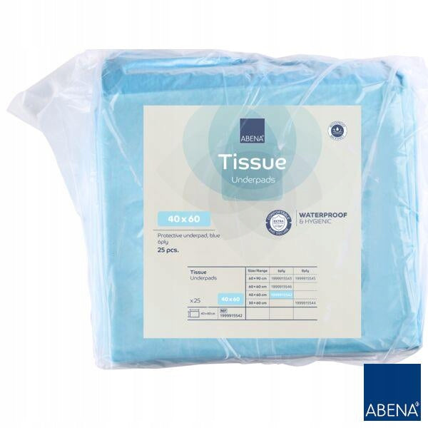 Absorbent mat foundations Abena Tissue 40 x 60 cm 25 pcs. Abena