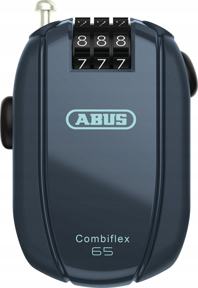 Abus Combiflex STOPOVER Padlock with coiled cable 65 Midnight Blue