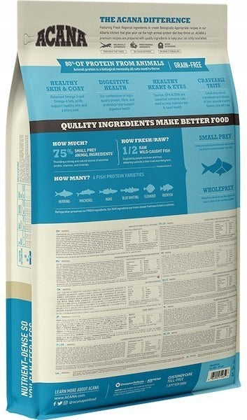 Acana dry food mix of flavours 4,5 kg Manufacturer code 064992714659