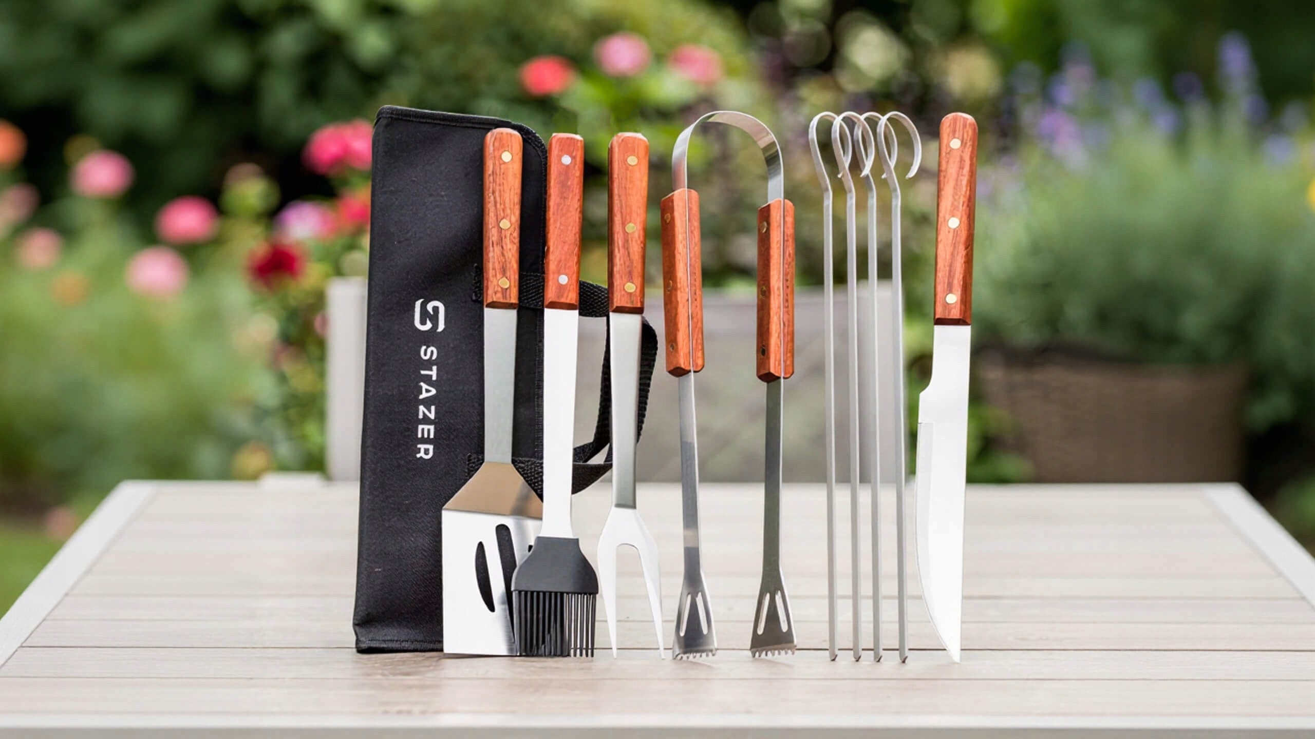 Accessories BBQ Grill Utensils Pliers Spatula Skewers Pouch EAN (GTIN) 5903933545790