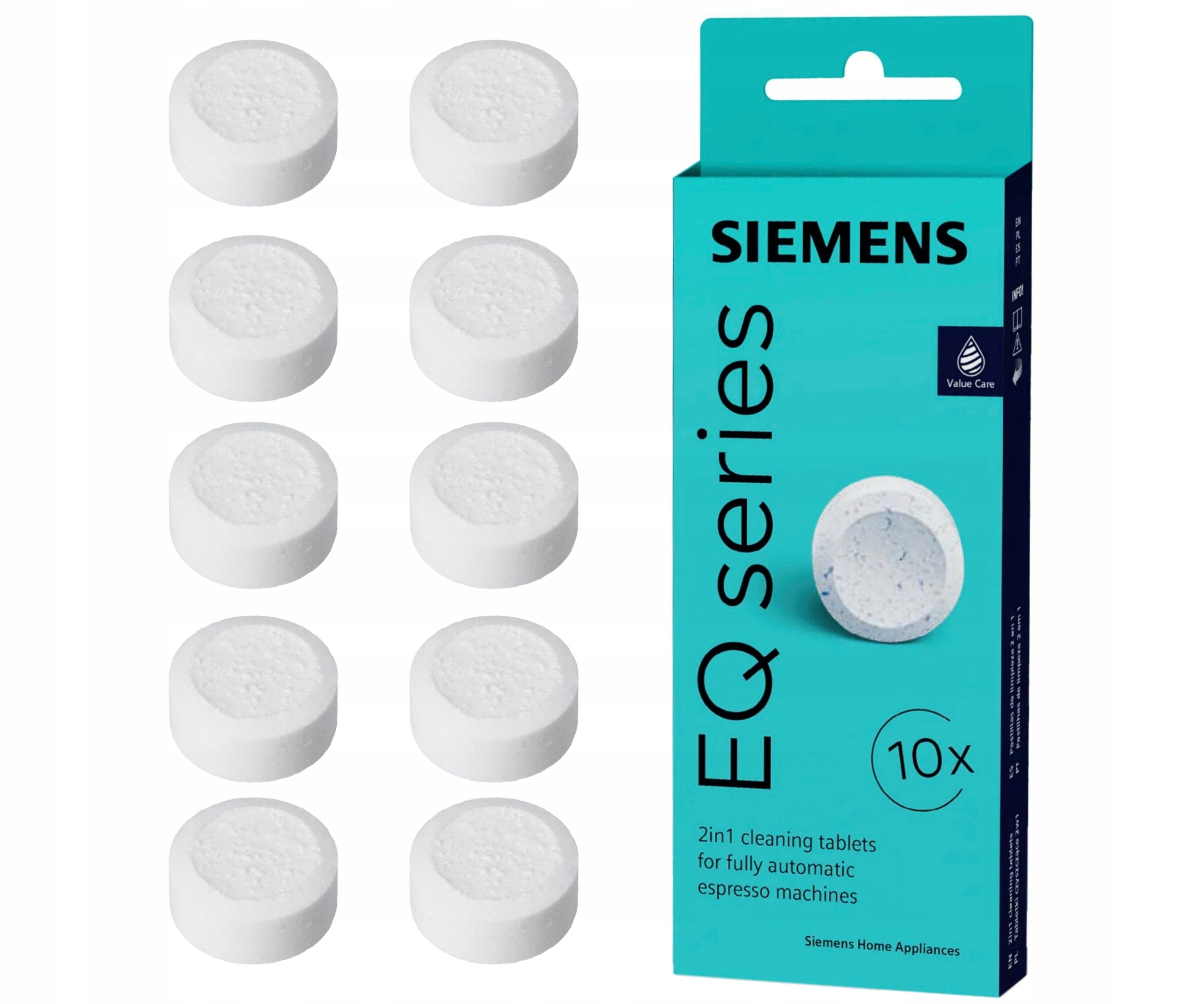 Accessories SIEMENS Cleaning tablets TZ80001 + descaling tablets TZ80002 Brand Aqualogis