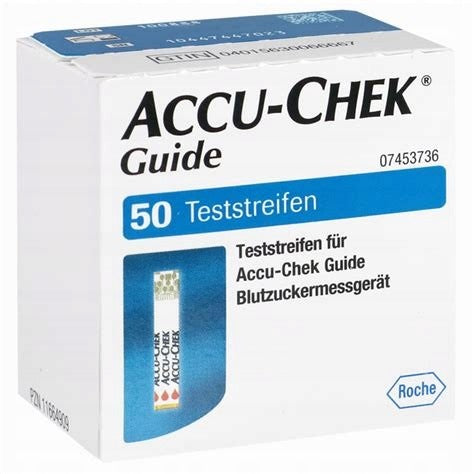 Accu-Chek Guide strip tests 50 pcs. Packaging status original