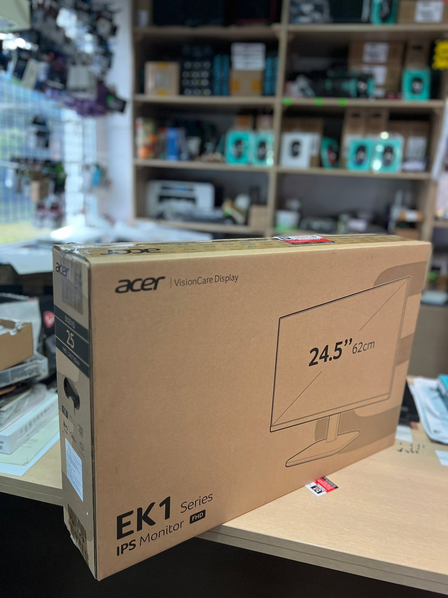 Acer 25" 1ms 100Hz EK251QEbi IPS HDMI VGA DSUB VGA Gaming Monitor Packaging status original