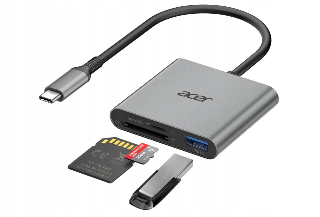 Acer ODK4H0 SD Card Reader USB-C 3in1 USB 3.0 Aluminum