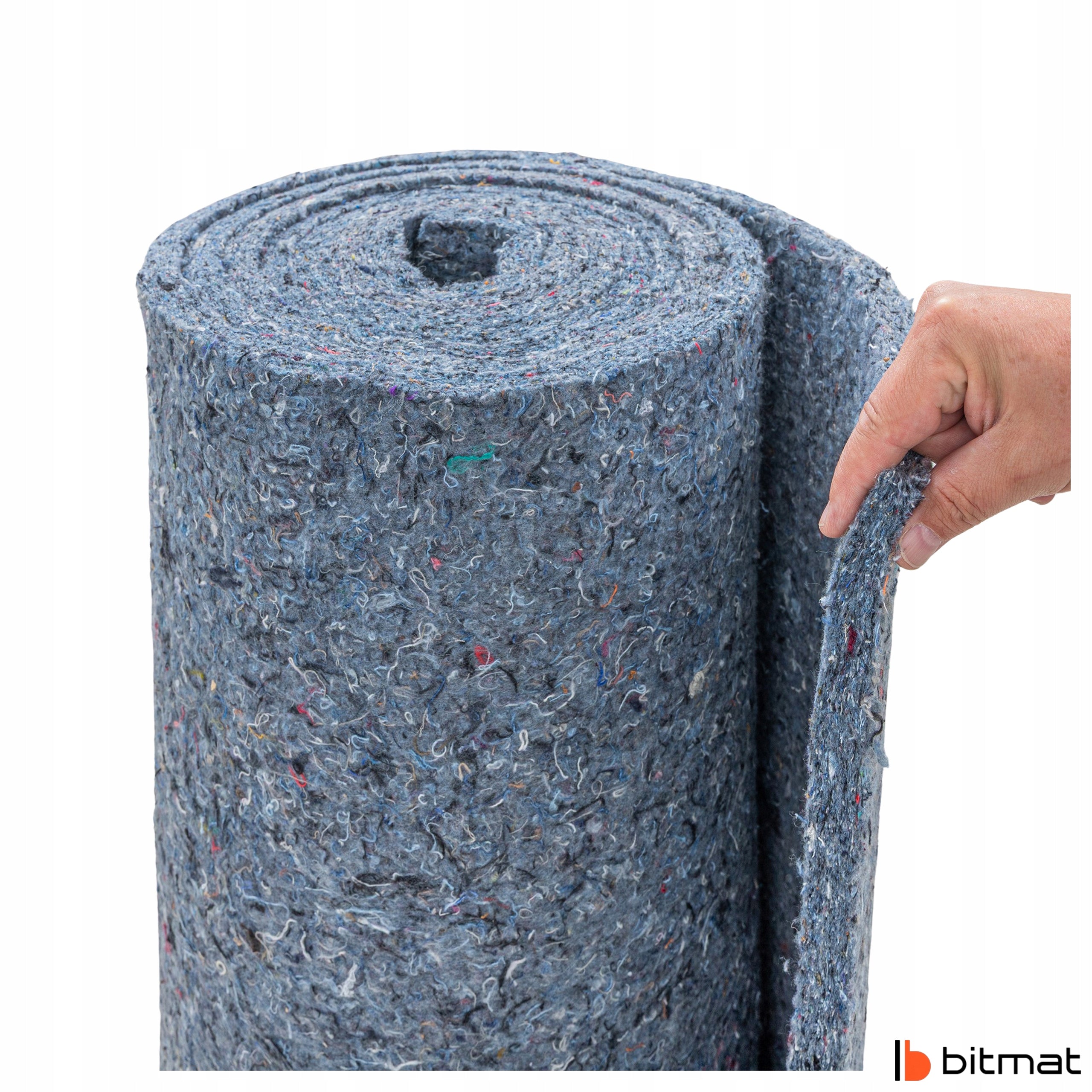 Acoustic soundproofing mat FELT 20mm POROSO good sound of audio equipment Manufacturer code 25X100CM NIEBFILC BK wytłumienie