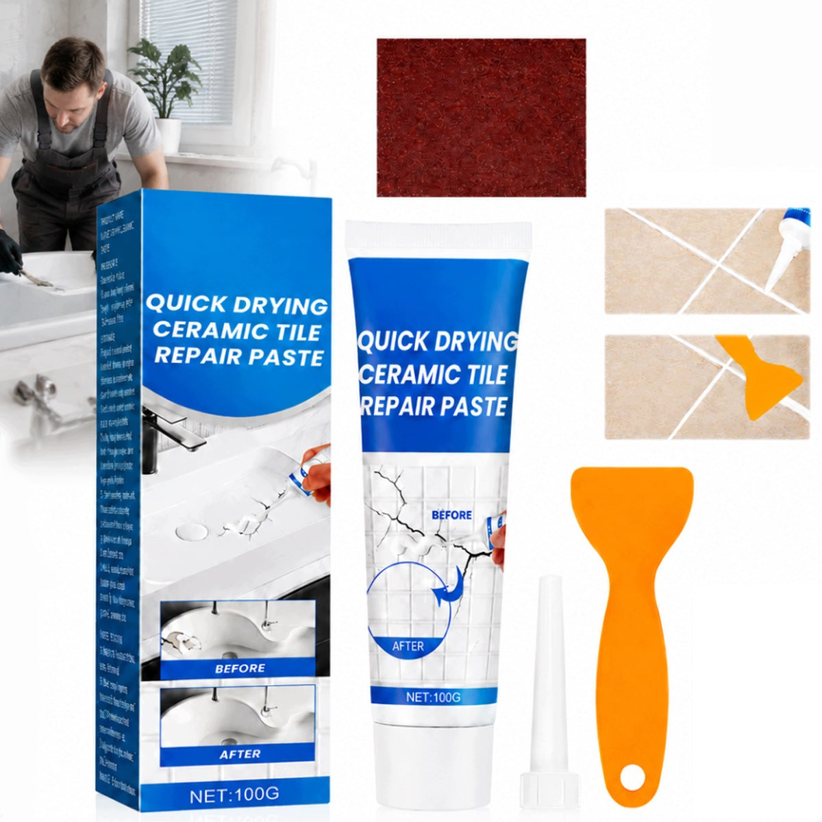 Acrylic Enamel Ceramic Repair Kit