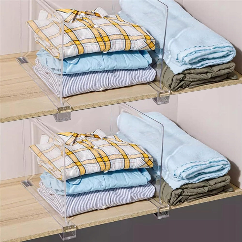 Acrylic Partitions For Wardrobes, Multifunctional Partitions Transparent 30x20cm Length 30 cm