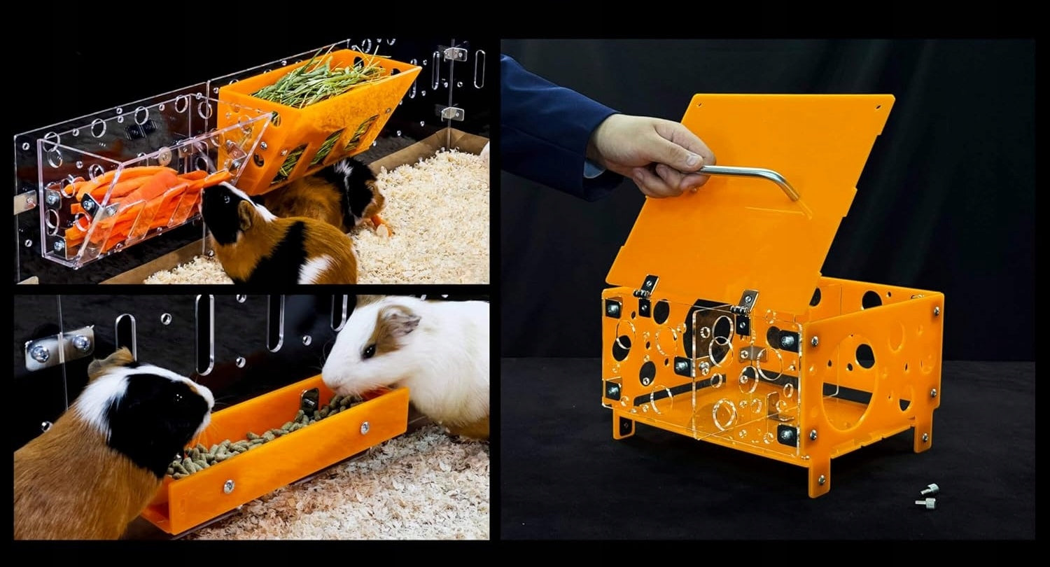 Acrylic cage 122x61cm for guinea pigs, rabbits and small animals Product width 61 cm