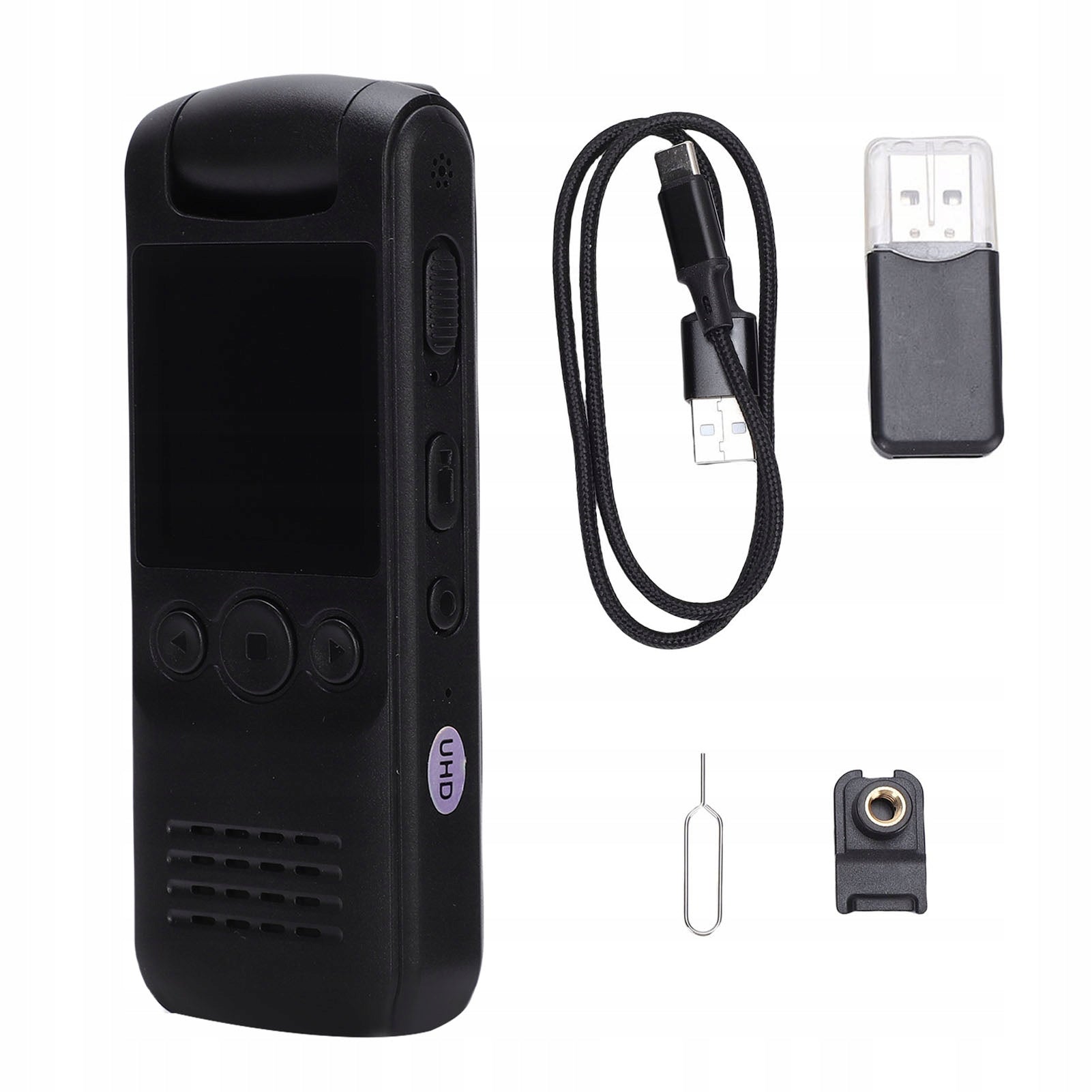 Action Camera with Rear Clip and HD Screen Wide Angle PY Camera Model 3273HXCG