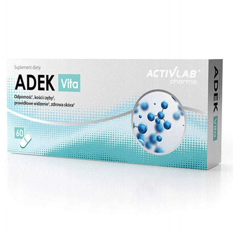 ActivLab ADEK Vita vitamin A D E K 60 capsules d.w.17/09/2026