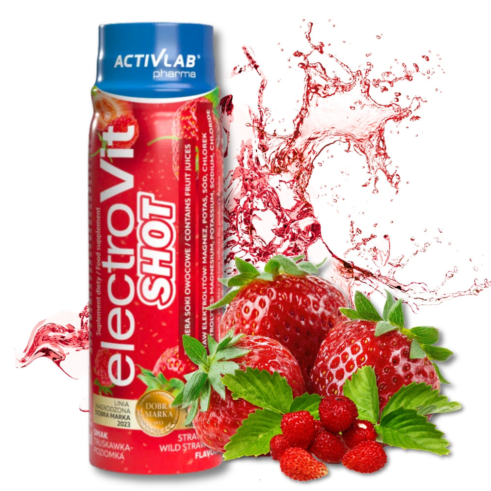 ActivLab ELECTROVIT SHOT 80ml Electrolytes Hydration STRAWBERRY-LEVEL