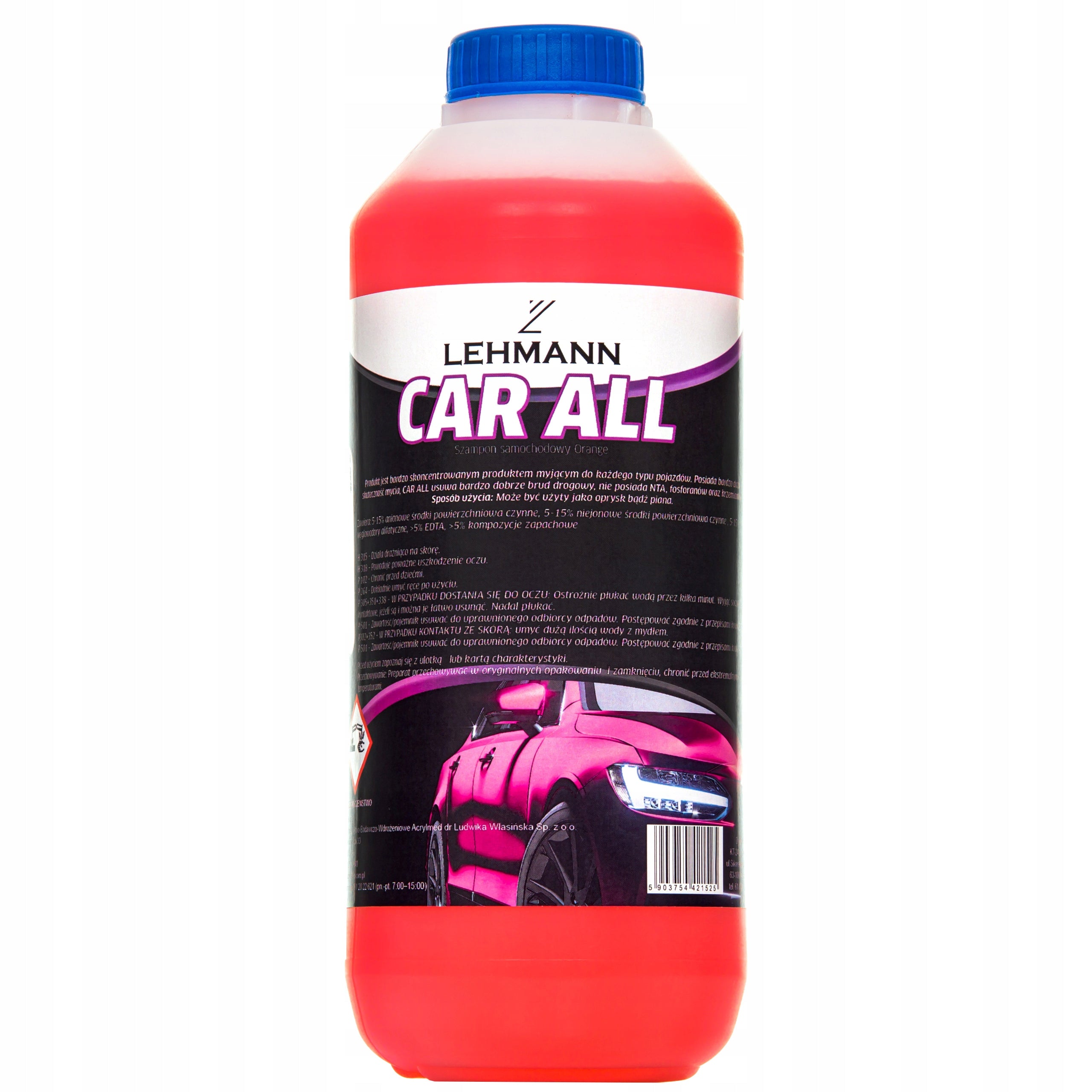 Active Foam for Car Washing Shampoo Washer Accessories Concentrate Efficient Manufacturer's catalog number KANWOD CAR ALL 1L