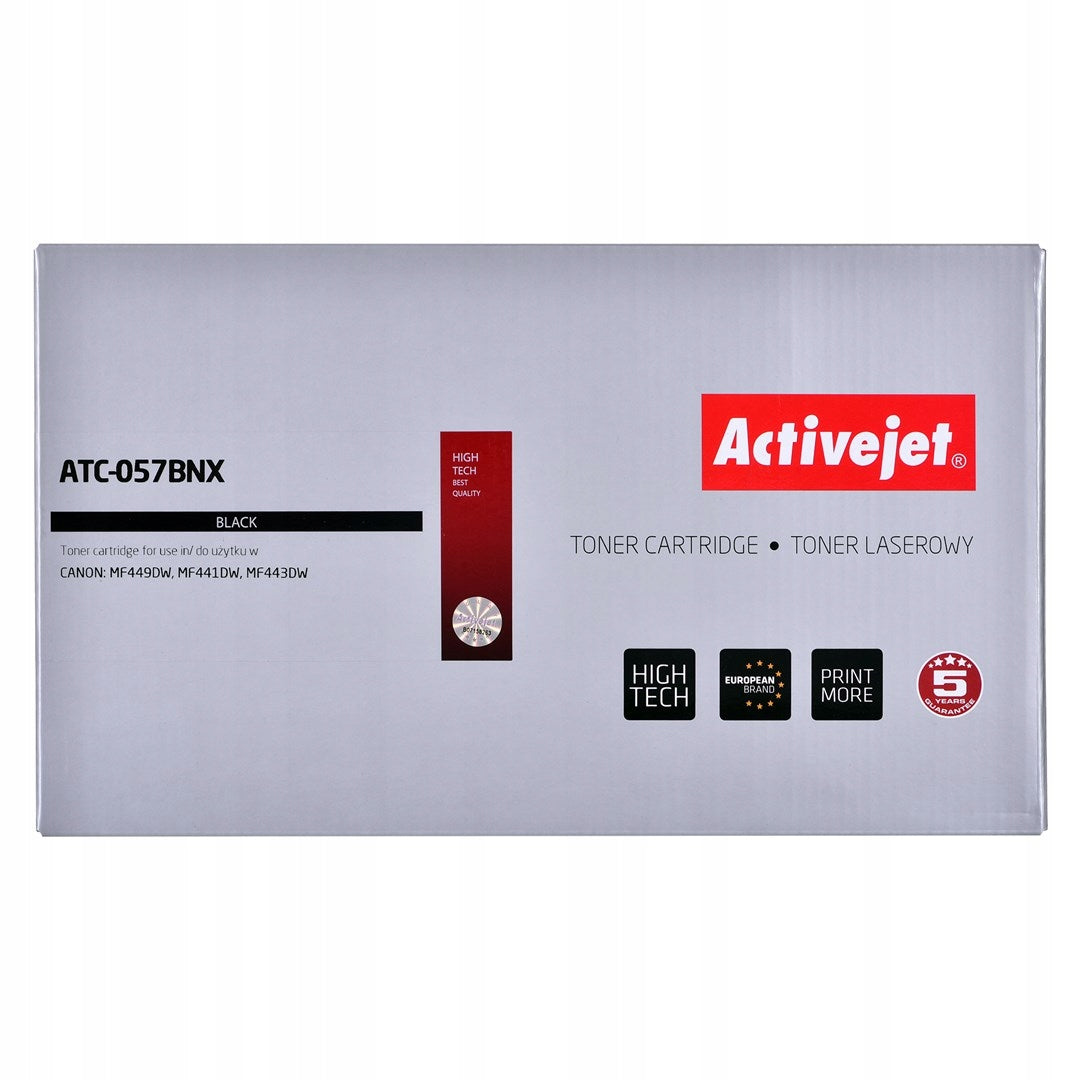 Activejet toner for Canon CRG-057HBK, new, ATC-057BNX Manufacturer ActiveJet