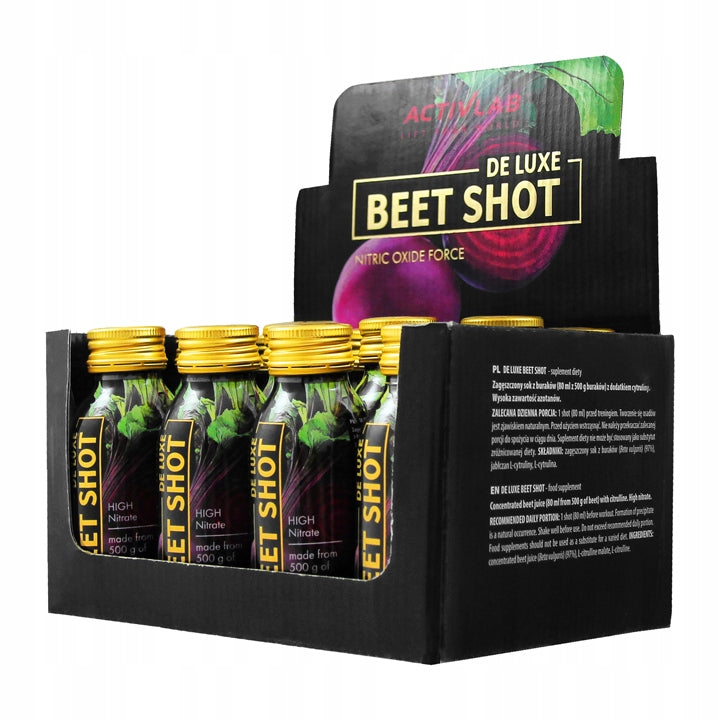 Activlab BeetShot Beet Concentrate Nitrates Pre-workout Capacity 80ml Manufacturer code 61754