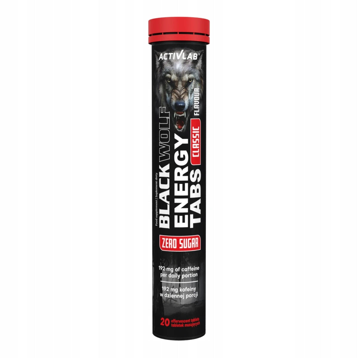 Activlab Black Wolf Energy 20tab sparkling Pre-workout taste classic