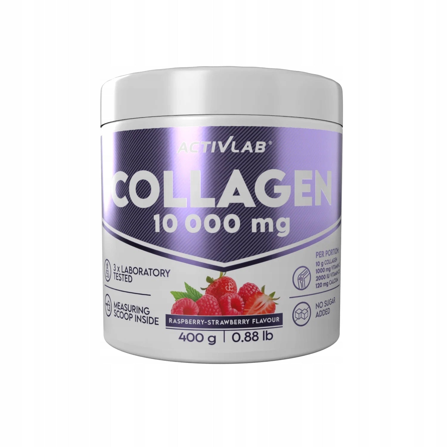 Activlab Collagen 10 000 mg raspberry strawberry, 400 g