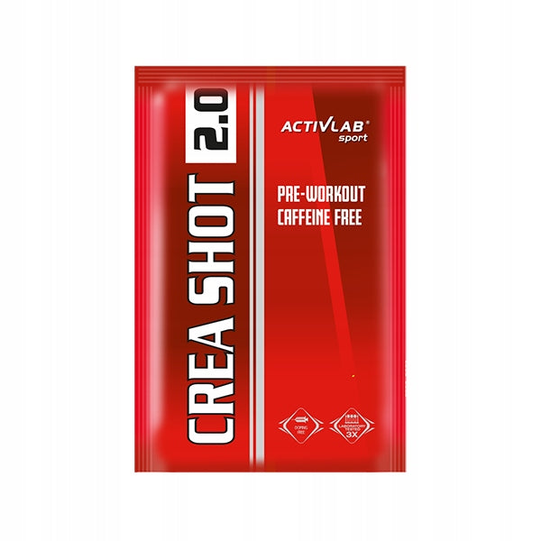 Activlab Crea Shot 2.0 stack creatine aakg lemon 20 g Expiration date at least 1 year from the date of purchase
