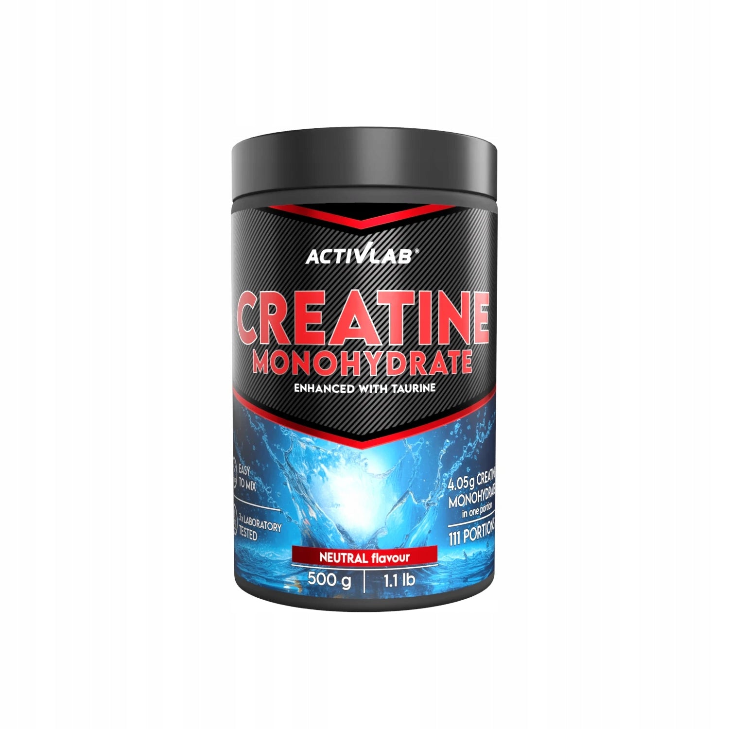Activlab Creatine Monohydrate 500g natural taste