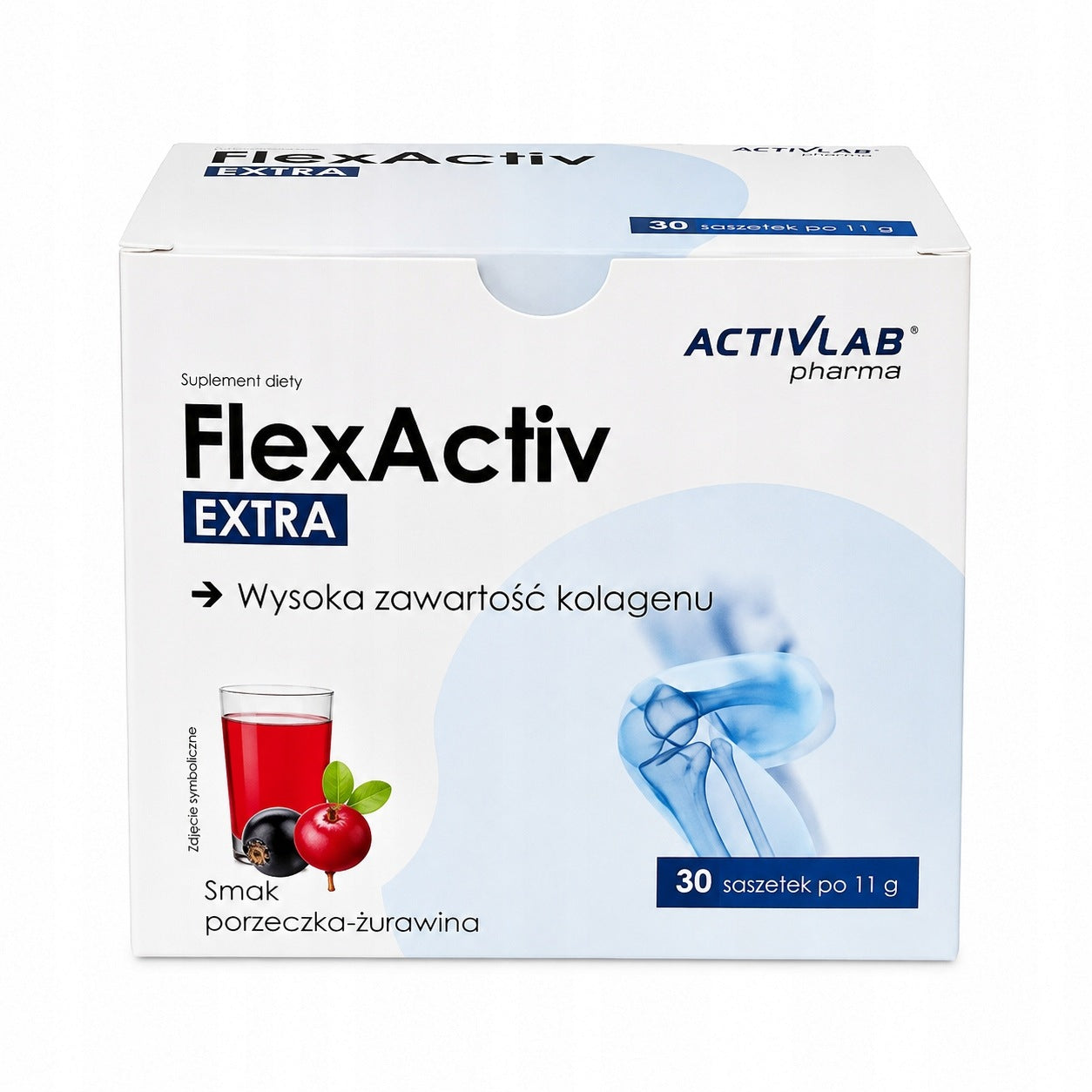 Activlab FlexActiv Extra Collagen Vitamin C 30 sachets currant cranberry Brand Activlab Pharma