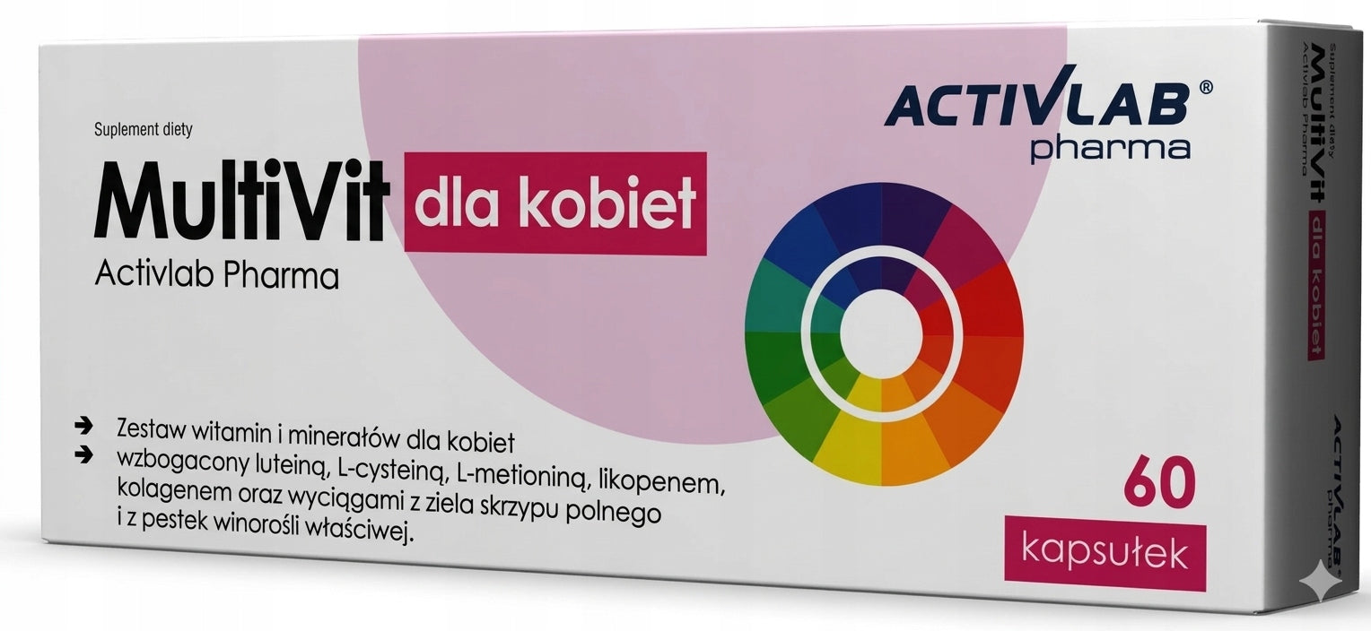 Activlab Multivit for women vitamins and minerals 60 kaps.