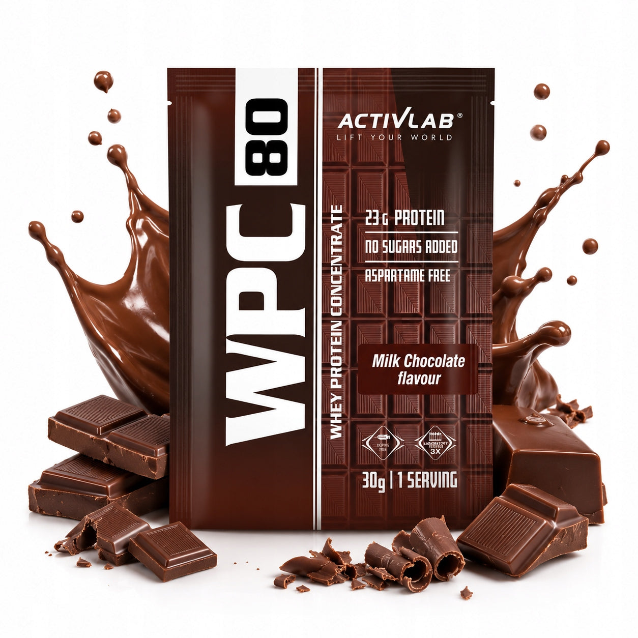 Activlab WPC 80 Milk Protein Concentrate Protein Shake Chocolate 30 g