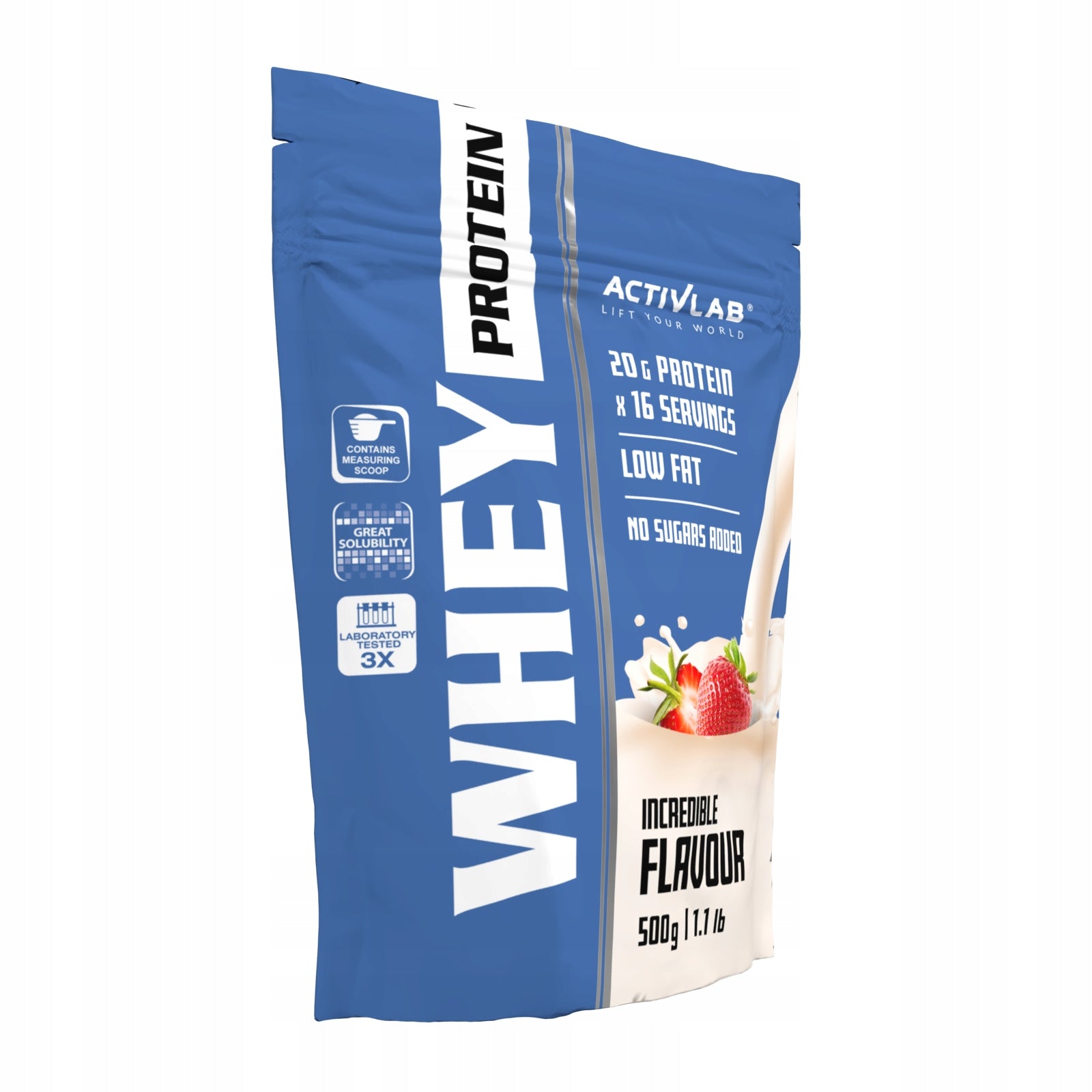 Activlab Whey Protein 500 g strawberry flavour