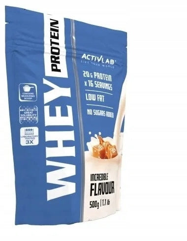 Activlab Whey Protein, Protein Conditioner, Salty Caramel, 500 g