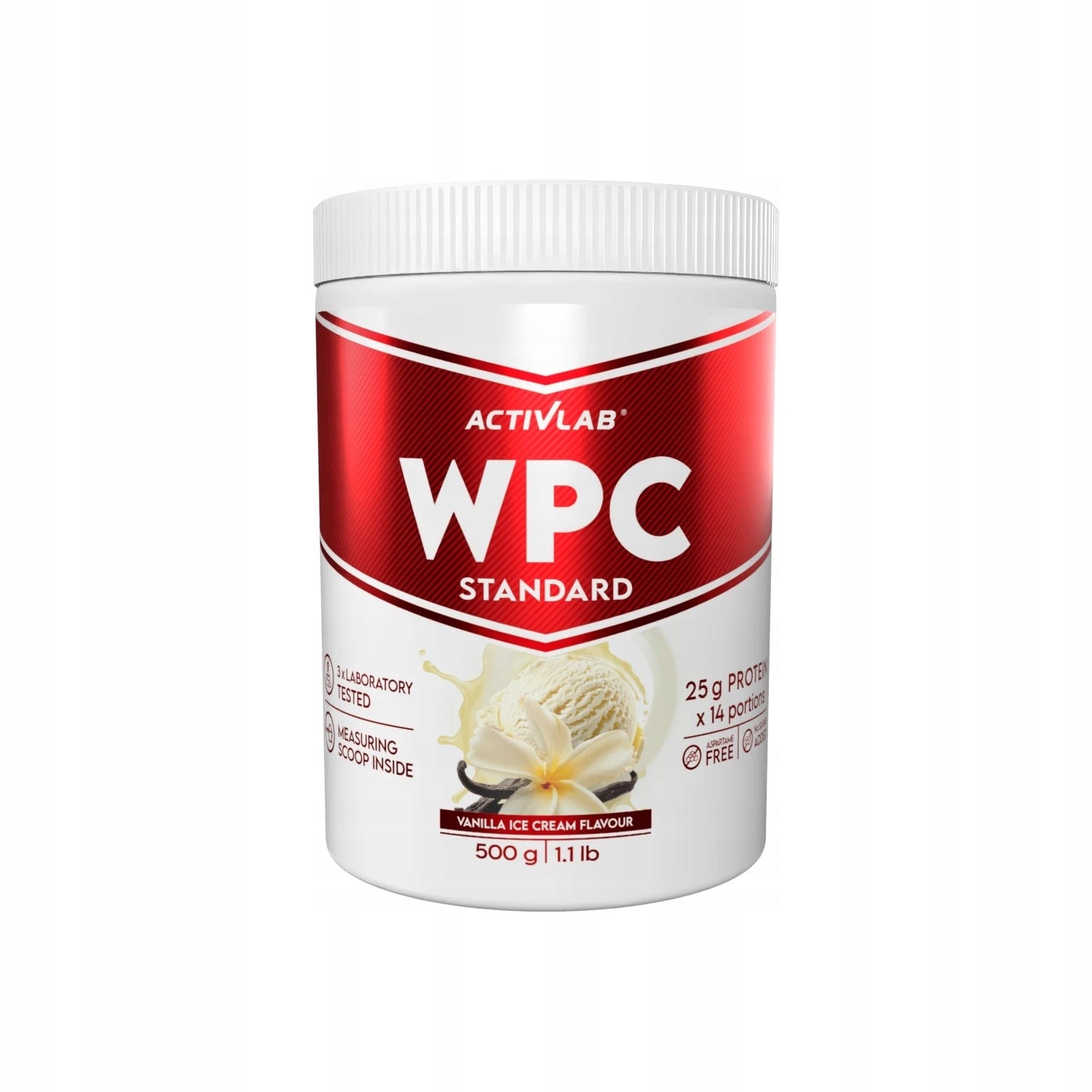 Activlab Wpc Standard Vanilla Ice Cream - 500 g