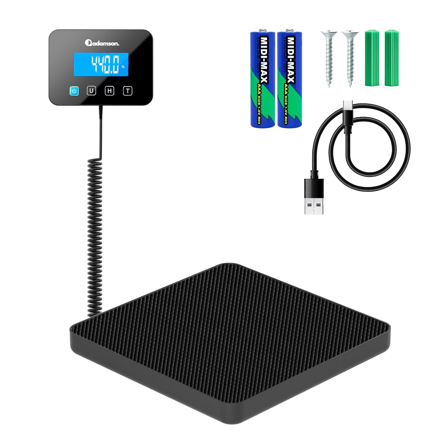 Adamson Platform Scale Shipping 200kg 10g LCD For Home Luggage Packages