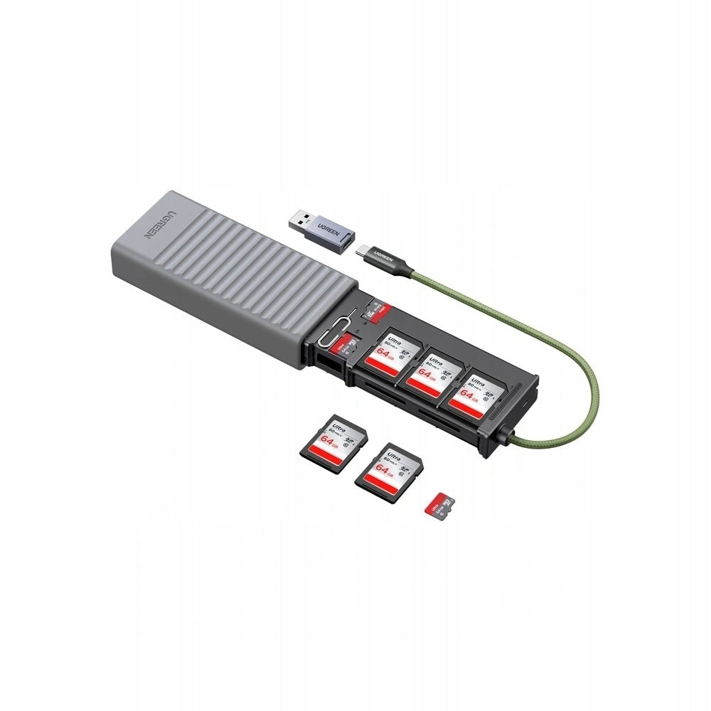 Adapter Ugreen CM856 USB-C SD card reader microSD OTG Kind universal