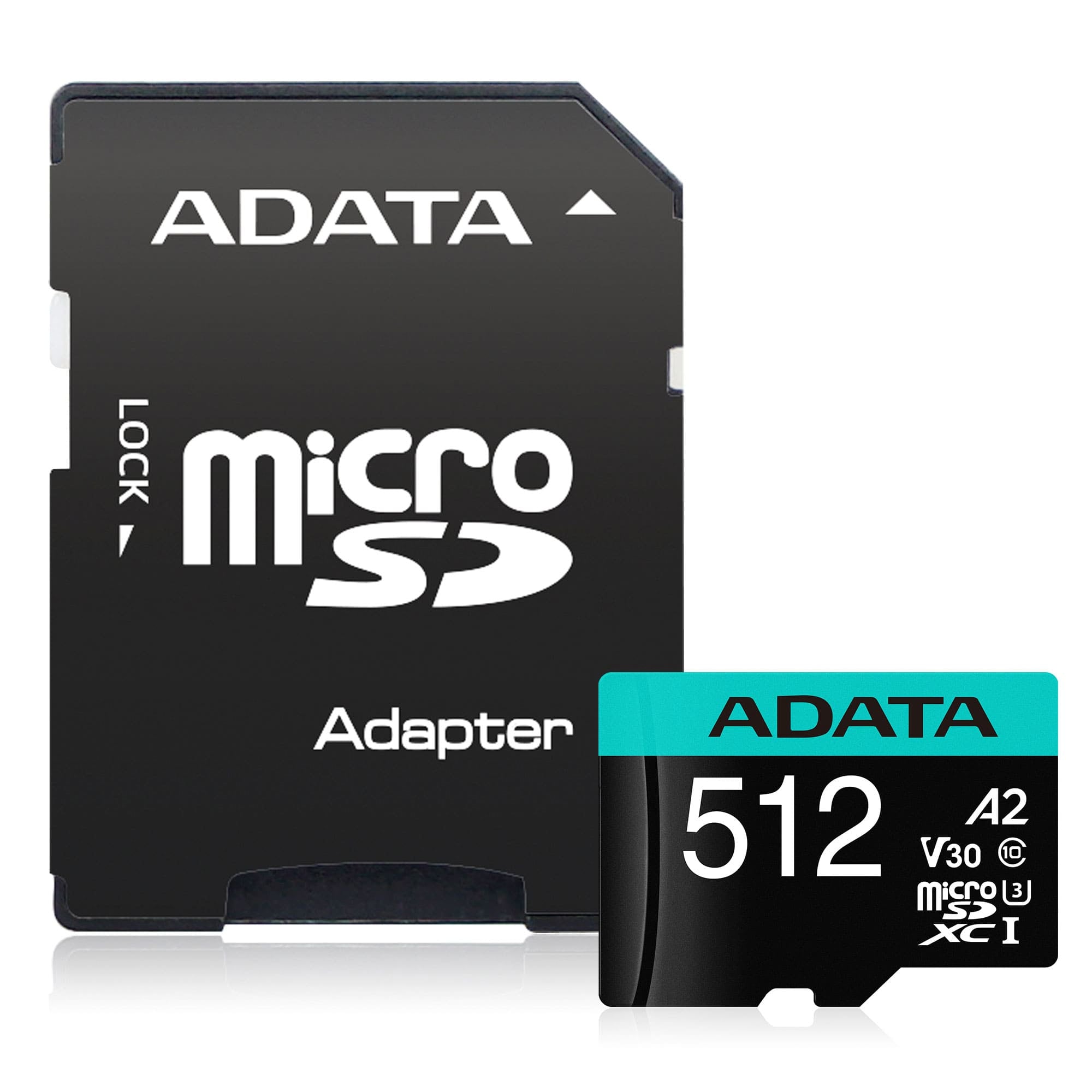 Adata Premier Pro microSD memory card 512 GB UHS1 U3 V30 A2 + adapter Manufacturer Adata