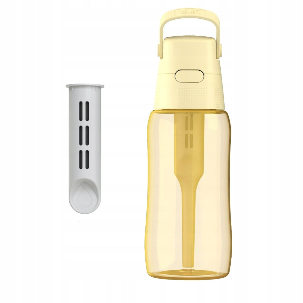 Add & Dafi Solid 0,5 water filter bottle Yellow Butter yellow Packaging status original
