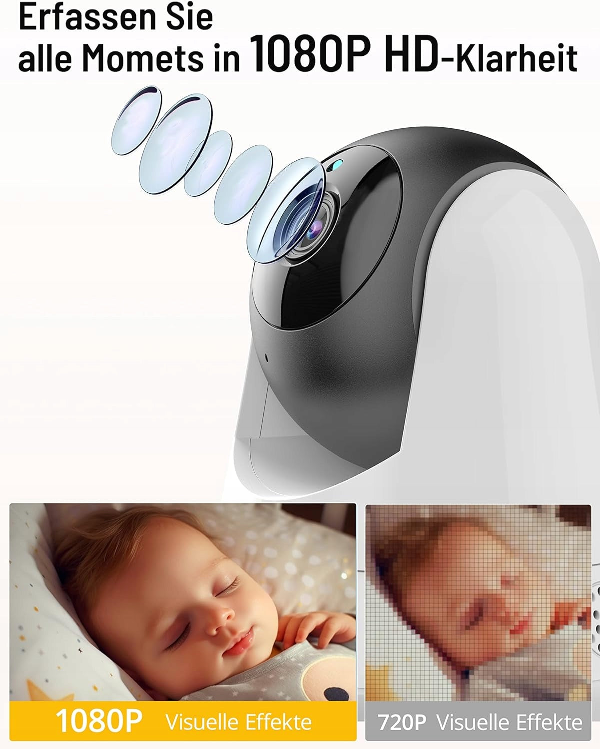 Additional Camera for baby monitor 1080P Full HD PARIS RHONE baby monitor EAN (GTIN) 719710531420