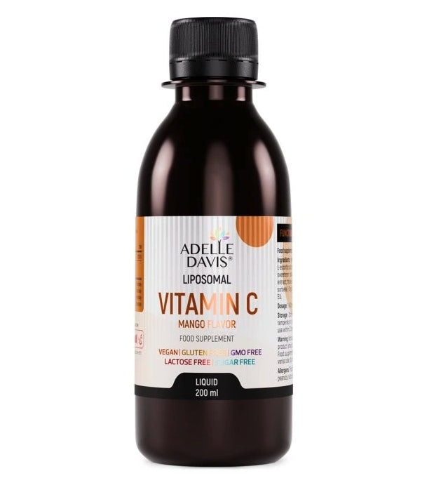 Adelle Davis - Liposomal vitamin C with sea buckthorn, mango flavor 200 ml