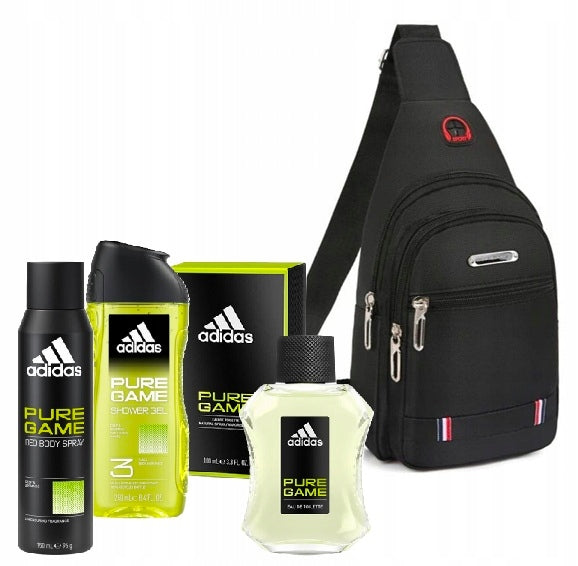 Adidas Pure Game gift set 4in1cosmetics + kidney Men