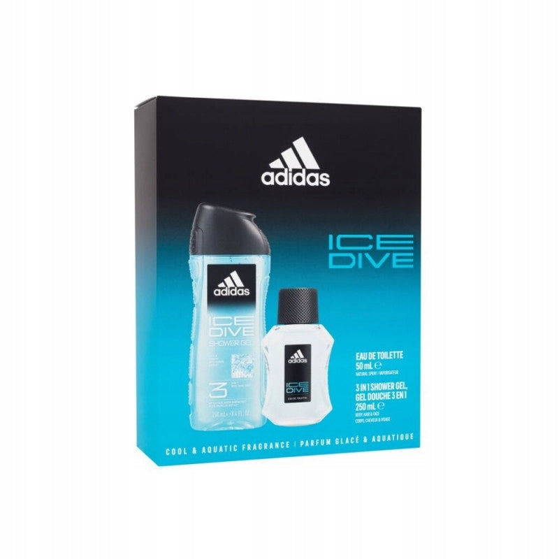 Adidas SET - GIFT for men Ice Dive EAU DE TOILETTE+GEL P/SHOWER