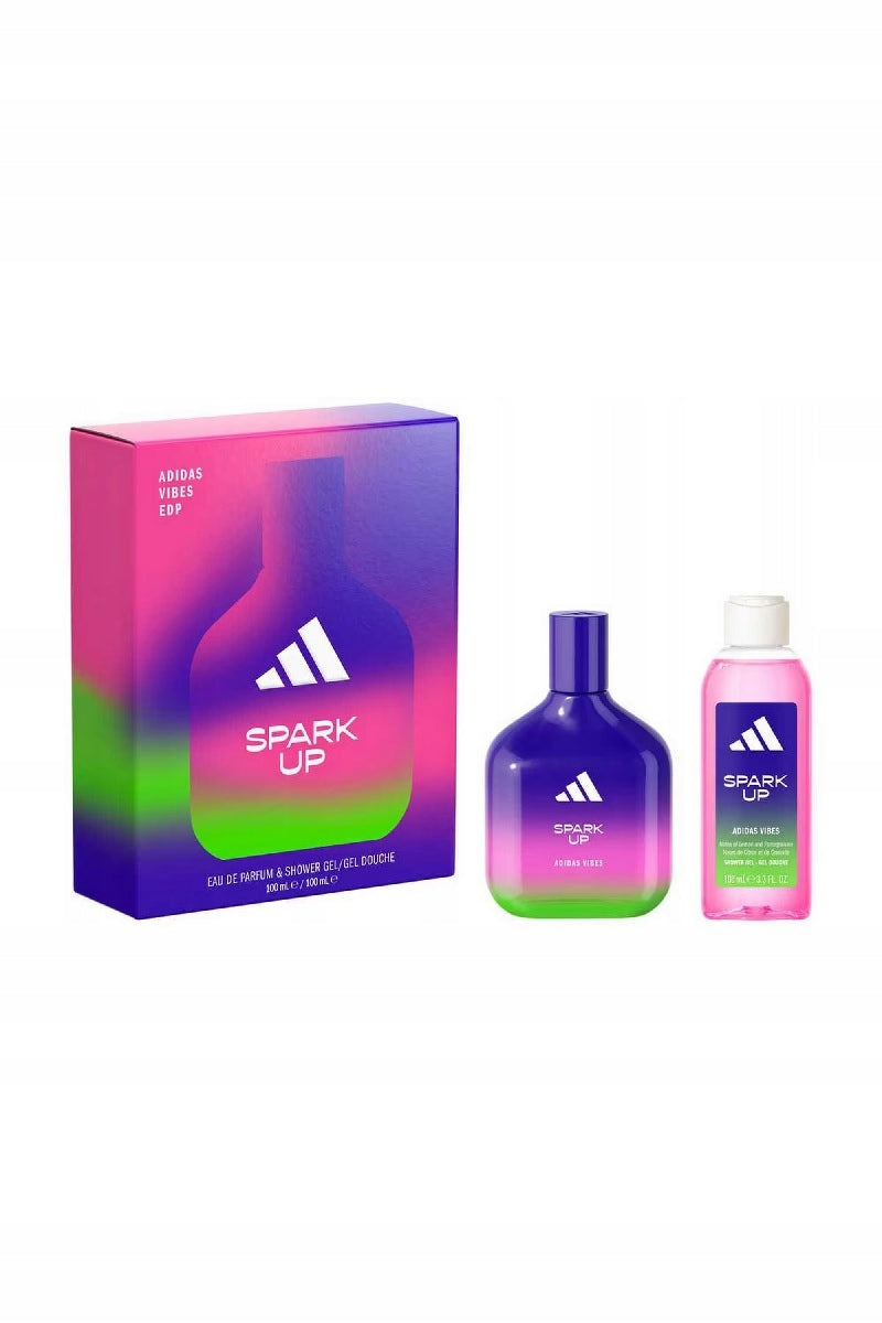 Adidas Vibes Spark Up Perfumed Water 100ml + Gel 100ml