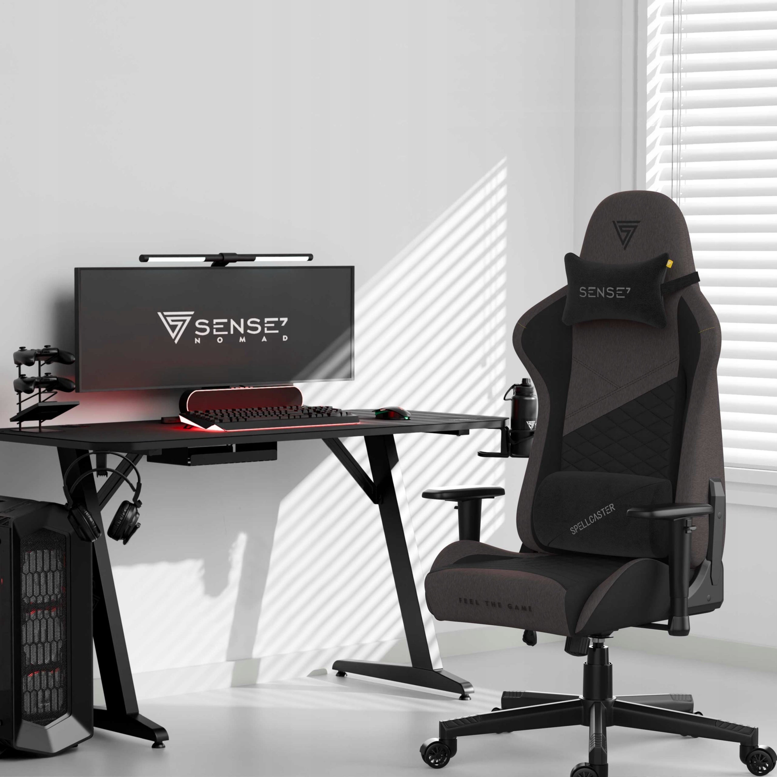 Adjustable Cloth Bucket Gaming Office Chair Senshi Sense7 Brand Sense7