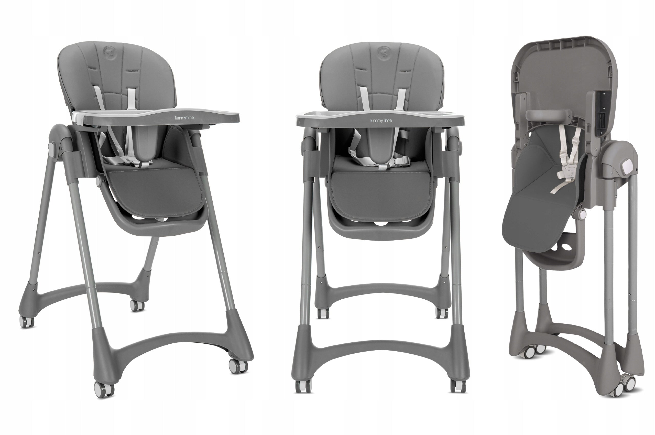 Adjustable Feeding Chair with Tray Folding Multifunctional TummyTime Packaging status original