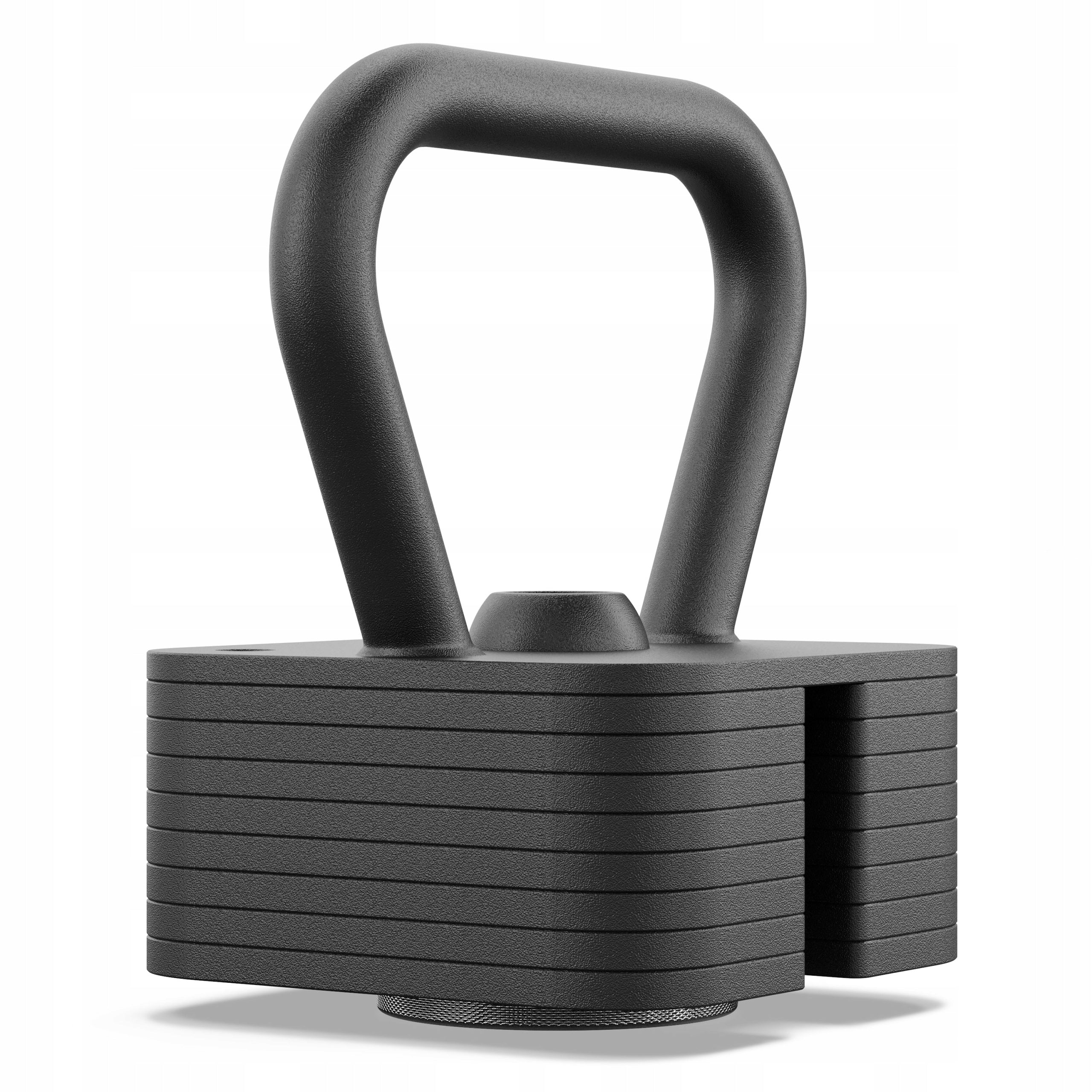 Adjustable Kettlebell Load 2,5-19kg QUICK ADJUSTMENT - SQUARE Zipro Color black